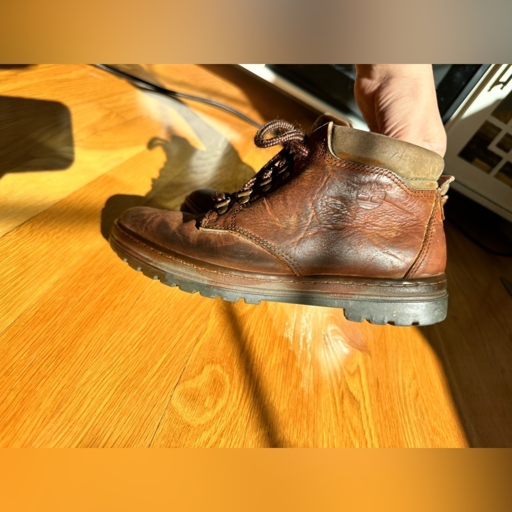 Timberland Ankle Boots Lace-up Hiking size US 8M Vintage Rugged Gorpecore shoes  - Picture 11 of 12